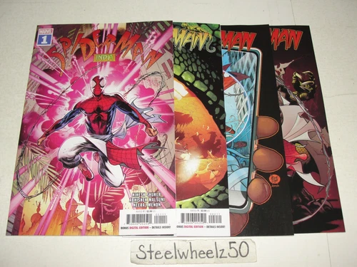 Spiderman India #1-4 Comic Lot Marvel 2023 2 3 Spider-Verse Lizard Adam Kubert