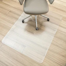 Office Chair Mat for Hard Floors 36"x48" UPGRADED Flexible Floor Mat Protector