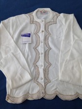 Vintage New Old Stock Rosanna Beaded Sweater Super Turbo Orlon- size 38