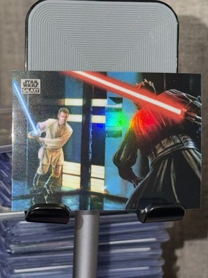 2025 Topps Star Wars Galaxy Avenge My Master Refractor 80