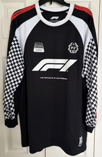 Formula 1 jersey F1 Hybrid Apparel 1950 Long Sleeve Shirt Racing SZ L/XL t-shirt