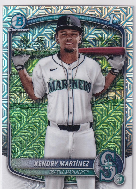 2025 Bowman Chrome - Kendry Martinez #BCP-159 Mojo Refractor 1st Bowman
