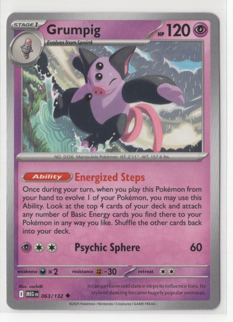 Pokemon Mega Evolution - 063/132 Grumpig