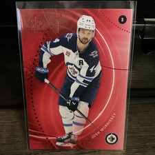 Upper Deck SP Game Used Red Base Josh Morrissey #138 Winnipeg Jets 2025-26