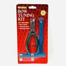 ALLEN BOW TUNING KIT BOW SQUARE NOCKING PLIERS NOCKING POINTS KIT #158
