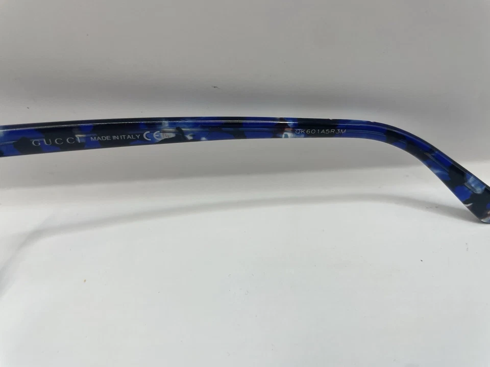 Armação de óculos Gucci GG4268 HPO 14U azul fosco 53-16-140 - Imagem 3 de 4