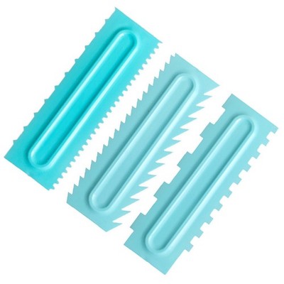 3 Pcs Kuchenglasur Glatter Back Zubehör Back- Und Backwerkzeuge, Kamm