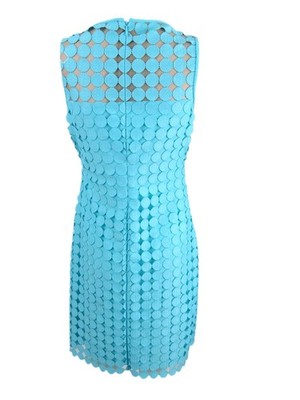 Lauren by Ralph Lauren Women's Geometric Square Lace Dress