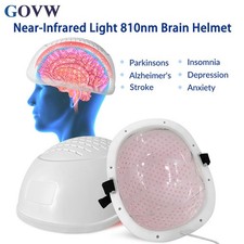 Brain Stimulation 810nm NIR Light Therapy Stroke Alzheimer Helmet Improve Memory