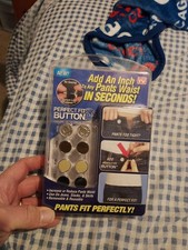 Perfect Fit Button 8-Pack Add A Button To Any Pants New Sealed