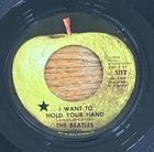 Beatles I Want To Hold Your Hand Apple 5112 45rpm W/Black Star (1970) LA Press