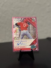 2019 Donruss Optic - Rated Prospects Signatures Taylor Trammell - Pink Velocity