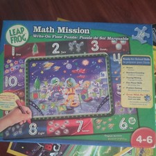LEAP FROG Math Space Mission Floor Puzzle 36pcs - Ages 4-6