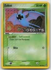 Zubat 83/107 Common Deoxys Pokemon Reverse Holo MP Surface Scratch on eBay