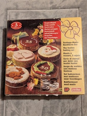 Zenker 4 Piece Round Cake Festive Baking Set