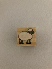 Rubber Stamp - Sheep - Cute for Kid Projects - Medium Size