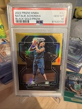 2022 Panini Prizm WNBA - Natalie Achonwa #32 Black Gold Prizm /5
