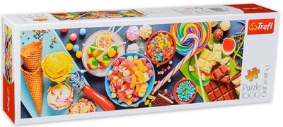 NEW Trefl Jigsaw Puzzle 1000 Pieces Panorama Sweet delights Premium Quality