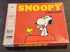 Vintage 1974 Snoopy card game by Milton Bradley.