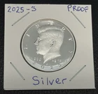 2025 S SILVER PROOF Kennedy Half Dollar 99.9% Silver Gem Proof
