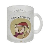 Frohe Weihnachten Glas Tasse Mit SüßEm Fuchs