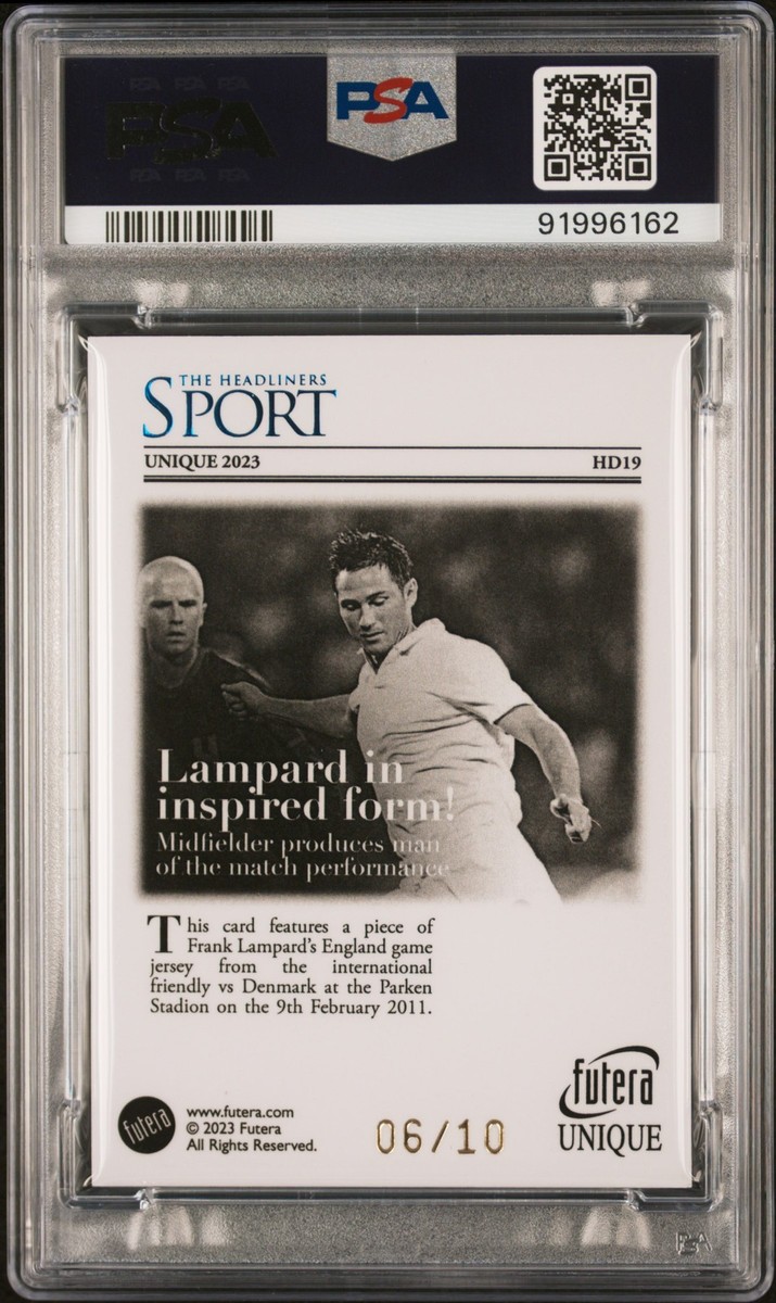2023 FUTERA UNIQUE WORLD FB HEADLINERS RELICS SAPPHIRE FRANK 2023 FUTERA UNIQUE WORLD FB HEADLINERS RELICS SAPPHIRE FRANK