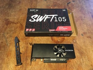 【新品】グラフィックボード XFX SWFT105 Radeon RX6400 XFX Speedster SWFT105 Radeon RX 6400 Gaming Graphics Card with 4GB