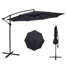 3M Banana Parasol Garden Cantilever Sun Shade Canopy Patio Outdoor Umbrella