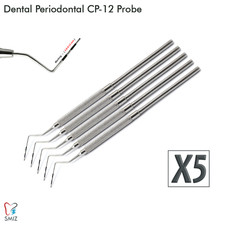 Periodontal Probes CP-12 UNC Dental BPE PSR Screening Probes Set Of 5