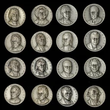16 Assorted US Presidents Medallic Art Co Medals Total Wt 11.57oz Silver DC-7138