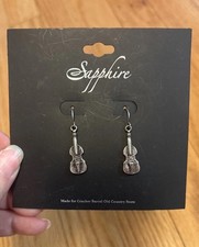 Dangle Violin Pierced Earrings Viola Jewelry Accessories Music Teacher Gift