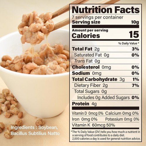 Japanese Natto Fermented Soybean, Freeze-Dried Natto Beans, Japanese Probioti... - Picture 7 of 7
