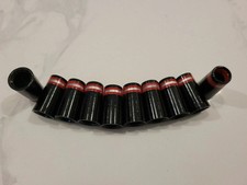 10 Custom Golf Iron Ferrules Black Monza Black With Red Silver Red Stripes