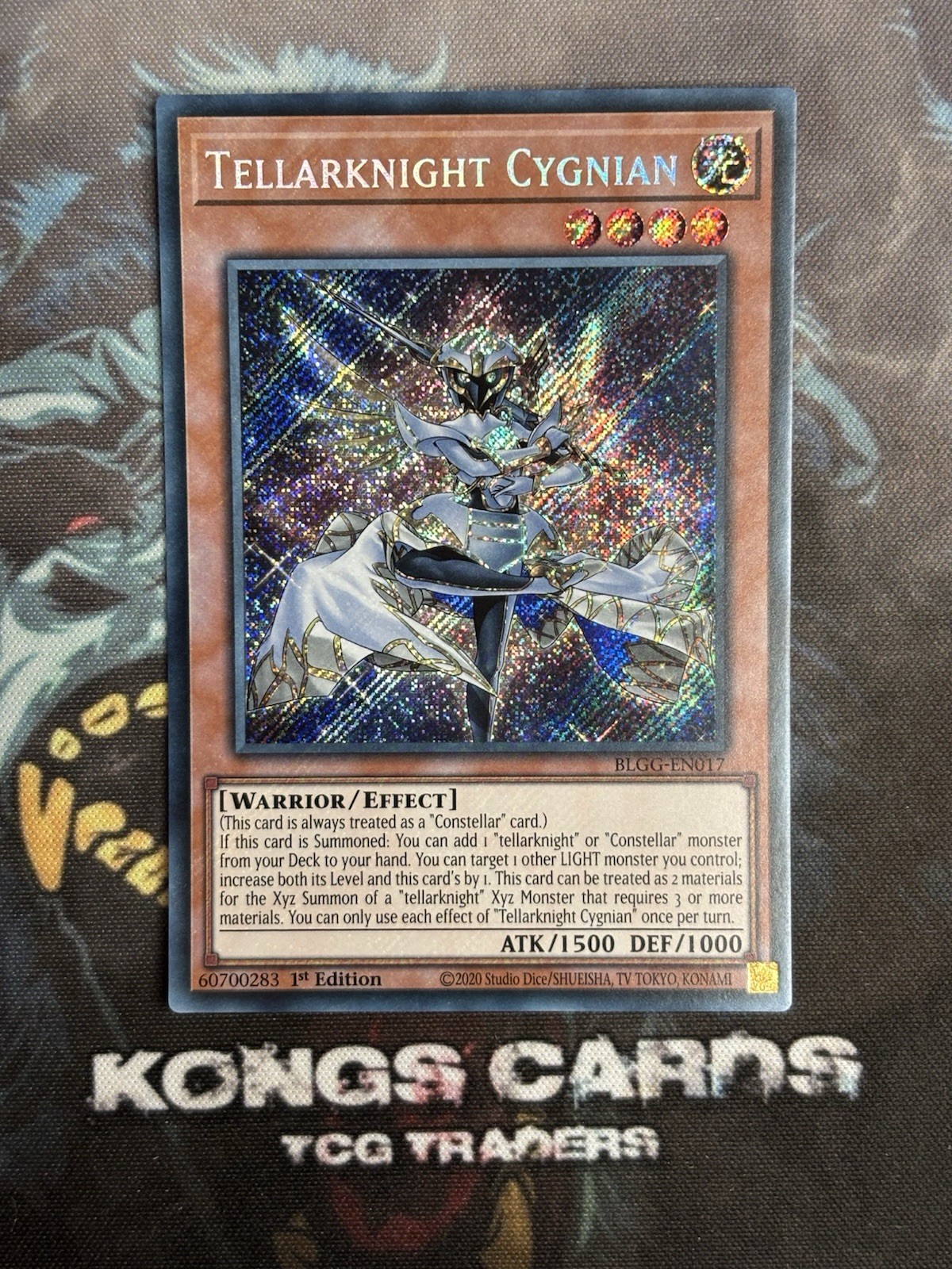 BLGG-EN017 Tellarknight Cygnian Secret Rare Yu-Gi-Oh! NEW