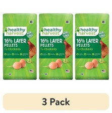 3 pack 16 Layer Pellets Feed for Egg Laying Chickens 40 lb bag