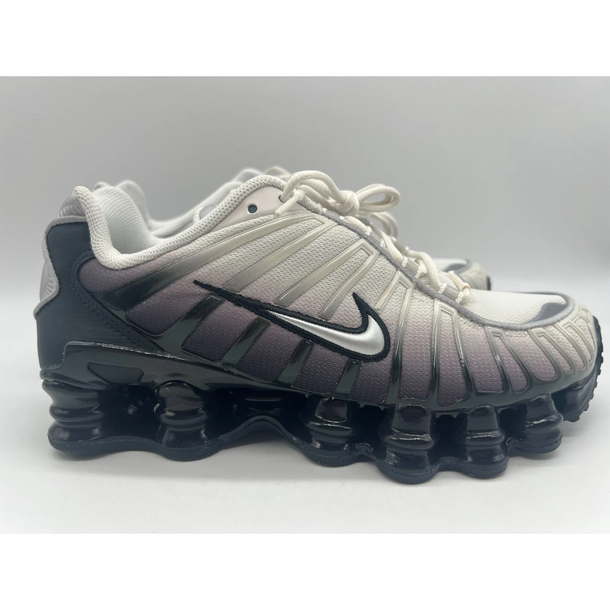Nike Shox TL Metallic Silver Black W for sale | eBay