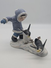 Пингвины Franklin Mint Hand Painted Porcelain