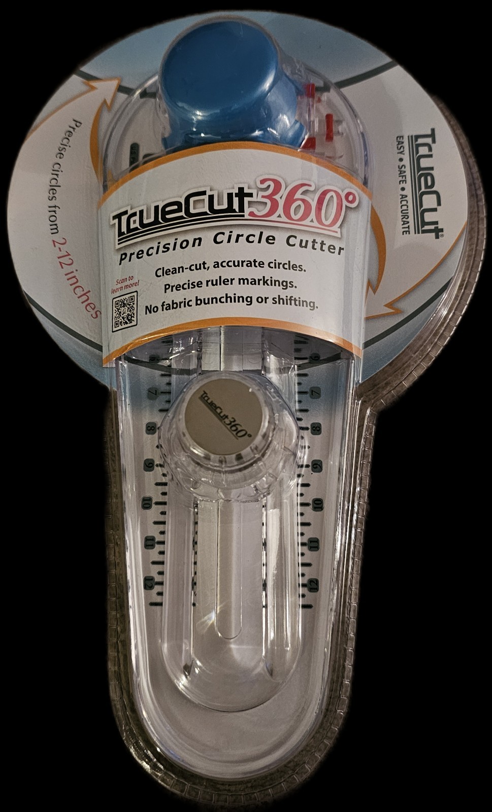 TrueCut 360° Circular Fabric Cutter from The Grace Company NEW