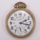 Antique Waltham Vanguard 23 Jewels Gold Filled Pocket Watch, Runs (46#43)