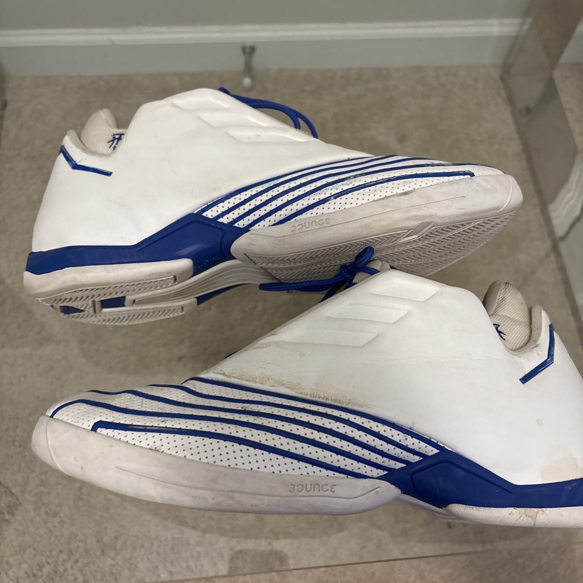 Adidas Mens T Mac 2 OG EVO Restomod Basketball Shoes White/Royal