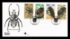 Dr Jim Stamps South Africa 1987 Beetles 4v Set First Day Cover Monarch Size