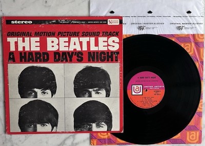 The Beatles A Hard Day's Night Vinyl Record Album LP 1968 US Reissue EX NICE
