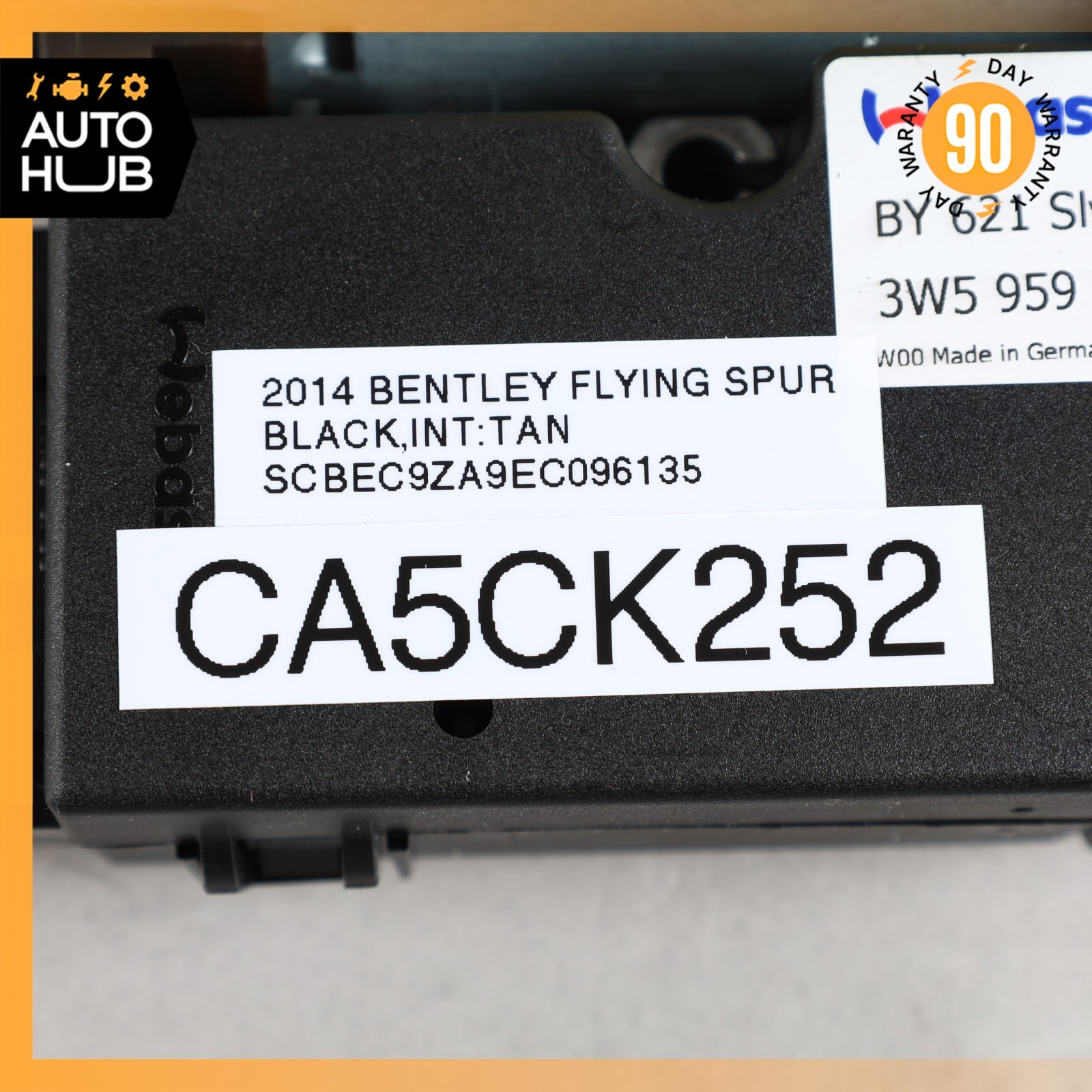 06-18 Bentley Continental Flying Spur Sunroof Sun Roof Motor Right OEM 40k