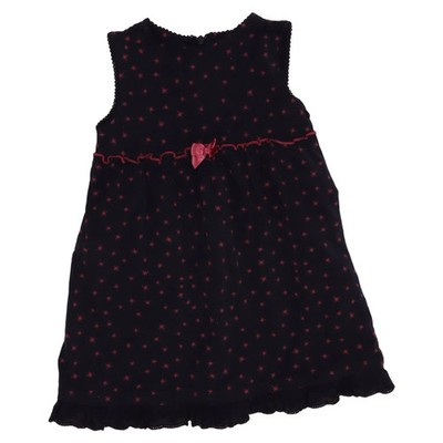 s.Oliver, Kleid, Größe: 92, Schwarz/Rot, Baumwolle, Print, Mädchen #c4l