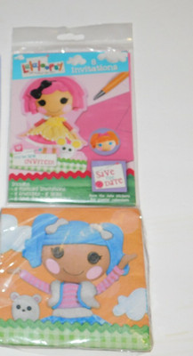 Lalaloopsy Birthday Party Napkins Invitations