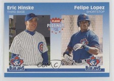 2002 Fleer Platinum Eric Hinske Felipe Lopez #285 0t2