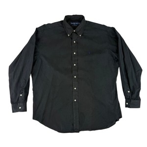 トップス 90S RALPH LAUREN BLAKE BLACK LINEN SHIRT Ralph Lauren Blake Shirt | eBay