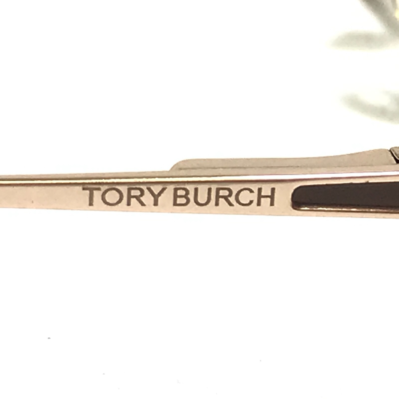 Tory Burch Eyeglasses Frames TY1024 385 Gold Brown Cat Eye Wire Rim 52-16-135 thumbnail 4