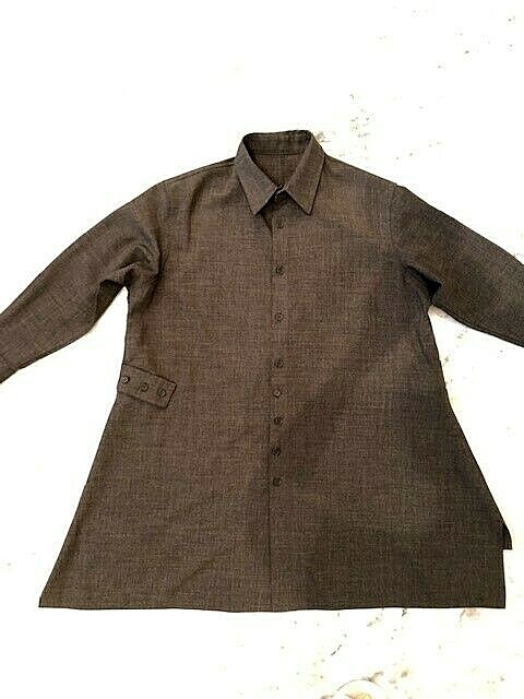 Yohji Yamamoto +NOIR Long Shirt Dress 2 Yohji Yamamoto Noir Small