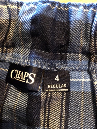 Chaps Girls 4 Skirt School Uniform Blue Retail $30 (a-blk-3-68) - Picture 4 of 6